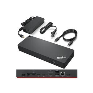 Lenovo ThinkPad Thunderbolt 4 Workstation Dock Black/Red US Plug 40B00300US